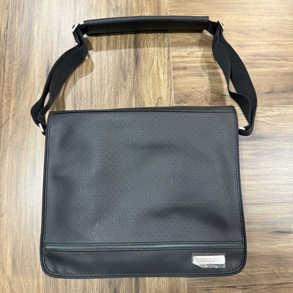 Bose SoundDock Portable Travel Bag Carrying Case Messenger Shoulder‎ Strap Black